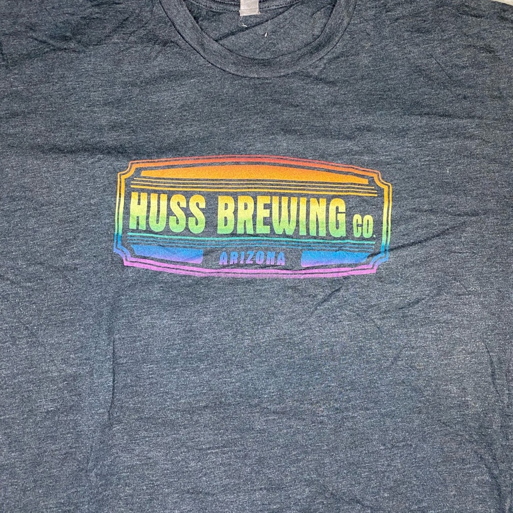 Arizona Huss Microbrewery Logo Pride Tee